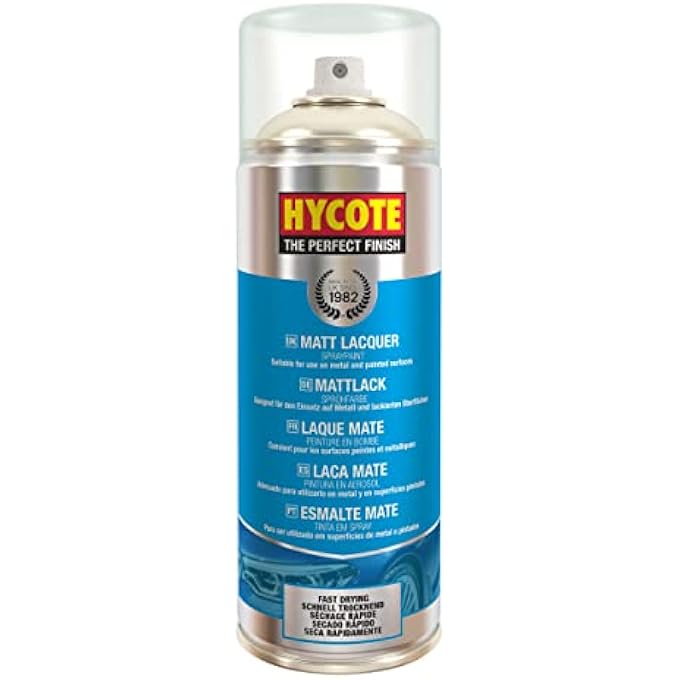 Hycote MATT LACQUER SPRAY PAINT, 400 ML - Image 1